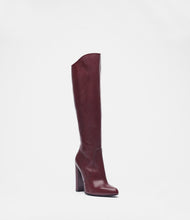 langschaftstiefel bordeaux front
