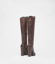 langschaftstiefel dunkelbraun back