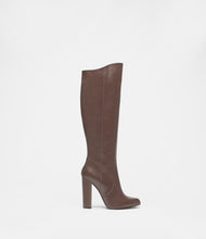 langschaftstiefel dunkelbraun side