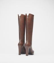 langschaftstiefel braun back