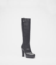 langschaftstiefel schwarz front