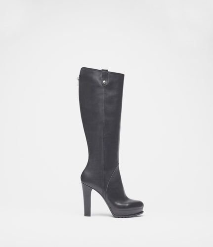 langschaftstiefel schwarz side