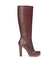 Langschaftstiefel Eva bordeaux