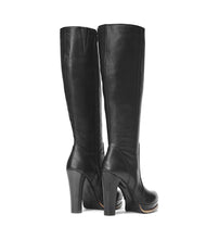 Langschaftstiefel Eva schwarz
