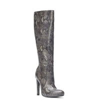 Langschaftstiefel Janine grau