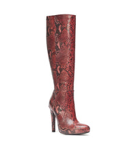 Langschaftstiefel Janine rot