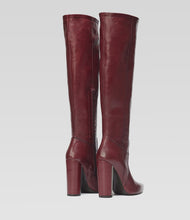 Bordeaux Langschaftstiefel Clara modern