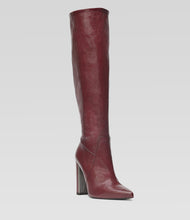 Bordeaux Langschaftstiefel Clara klassisch