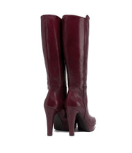 Langschaftstiefel Aurelia bordeaux