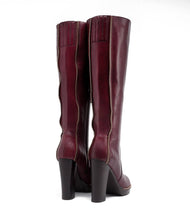 High Heel Langschaftstiefel Tayra bordeaux