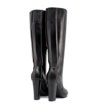 High Heel Langschaftstiefel Tayra schwarz