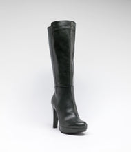 leder langschaftstiefel bikerboot gruen
