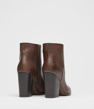 leder stiefeletten braun back