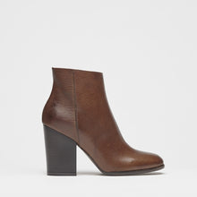Leder Stiefeletten Sole braun