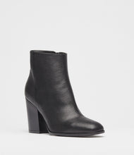 leder stiefeletten schwarz front