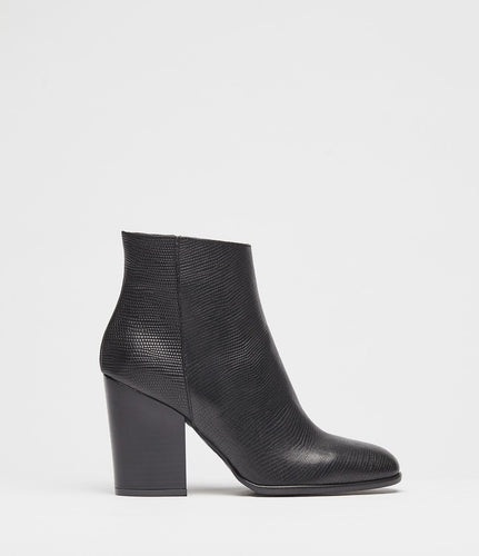 leder stiefeletten schwarz side