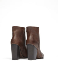 Leder Stiefeletten Sole braun