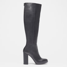 Lederstiefel Ina schwarz