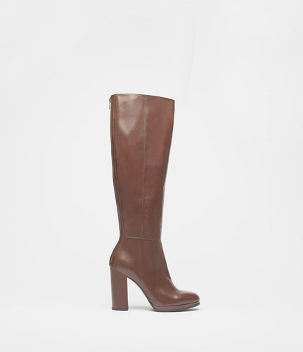 lederstiefel braun side