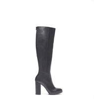 Lederstiefel Ina schwarz