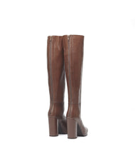 Lederstiefel Ina braun