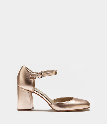 Mary Janes Matilda rosegold