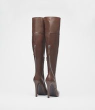 overknee stiefel vivan braun back