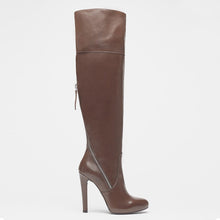 Overknee Stiefel Vivian braun