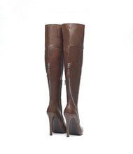Overknee Stiefel Vivian braun