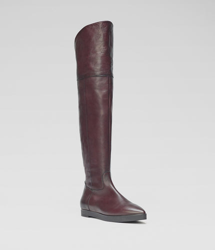 Bordeaux Overkneestiefel Lou elegant
