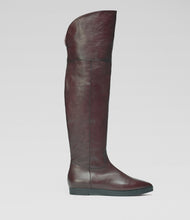 Bordeaux Overkneestiefel Lou klassisch