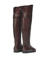 Overkneestiefel Lou bordeaux