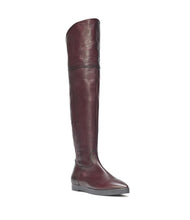 Overkneestiefel Lou bordeaux