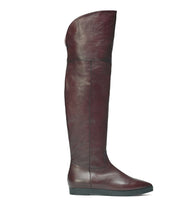 Overkneestiefel Lou bordeaux