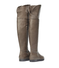 Overkneestiefel Lou taupe