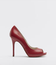 peeptoes high heels stiletto damen rot