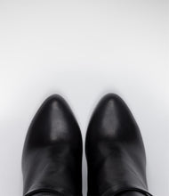 plateau boots office stylisch schwarz