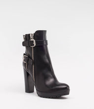 plateau boots rock trend schön schwarz