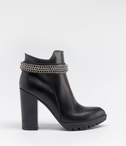 plateau boots spitz elegant style schwarz