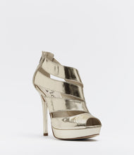 plateau sandaletten abendschuhe party gold