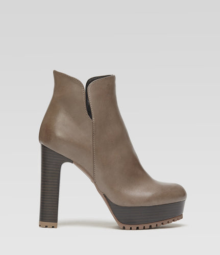 Taupe Plateau Stiefelette Aby urban