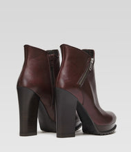 Bordeaux Plateau Stiefelette Emma modern