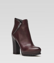 Bordeaux Plateau Stiefelette Emma elegant