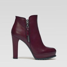 Plateau Stiefelette Zoe bordeaux