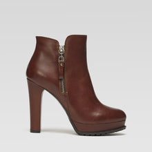 Plateau Stiefelette Zoe braun