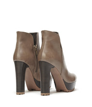 Plateau Stiefelette Aby taupe