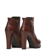 Plateau Stiefelette Zoe braun