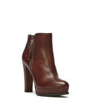 Plateau Stiefelette Zoe braun