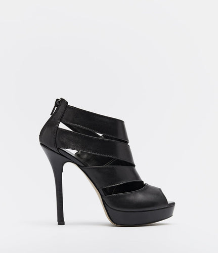 plateausandalen damen schuhe elegant schwarz