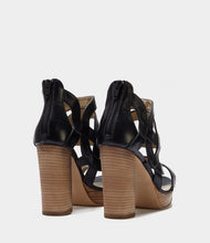 Plateau Sandalette Sienna schwarz